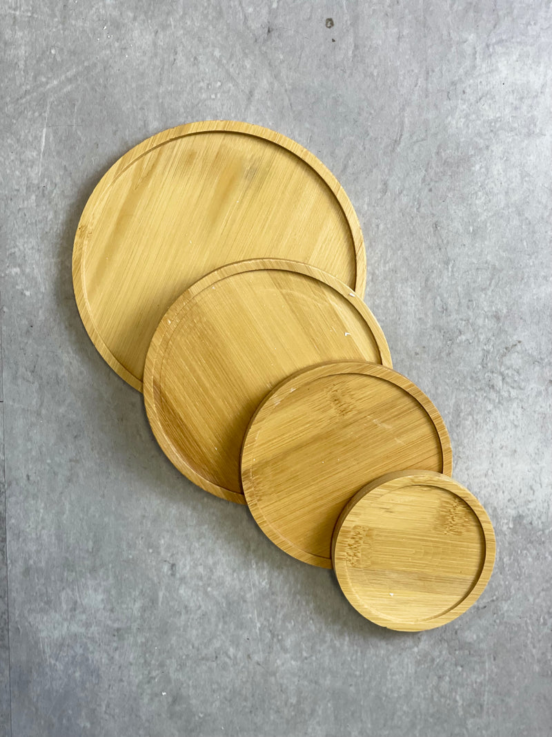 Abbey Wooden Plant Saucers